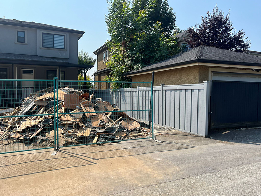 6087 Neville Laneway Demolition 2