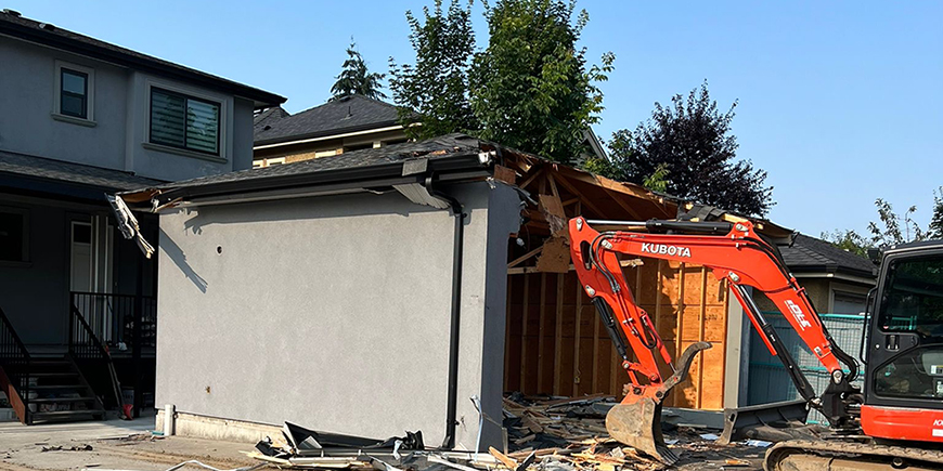 6087 Neville Laneway Demolition featured