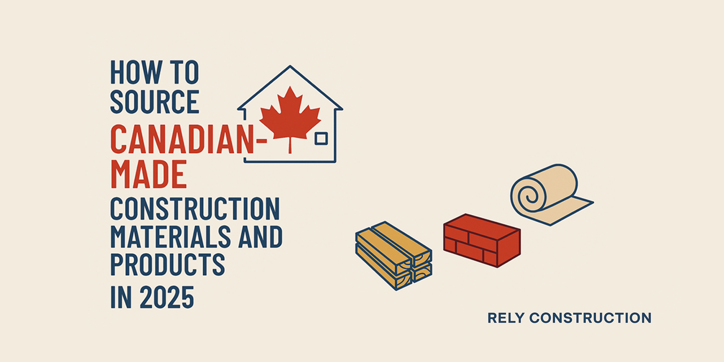 how to choose Canadian made construction materials and prodcuts in 2025